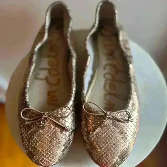 Sam Edelman Animal Print Ballet Flats Felicia Praline Multi Women's Size 7m‎ - Picture 1 of 5